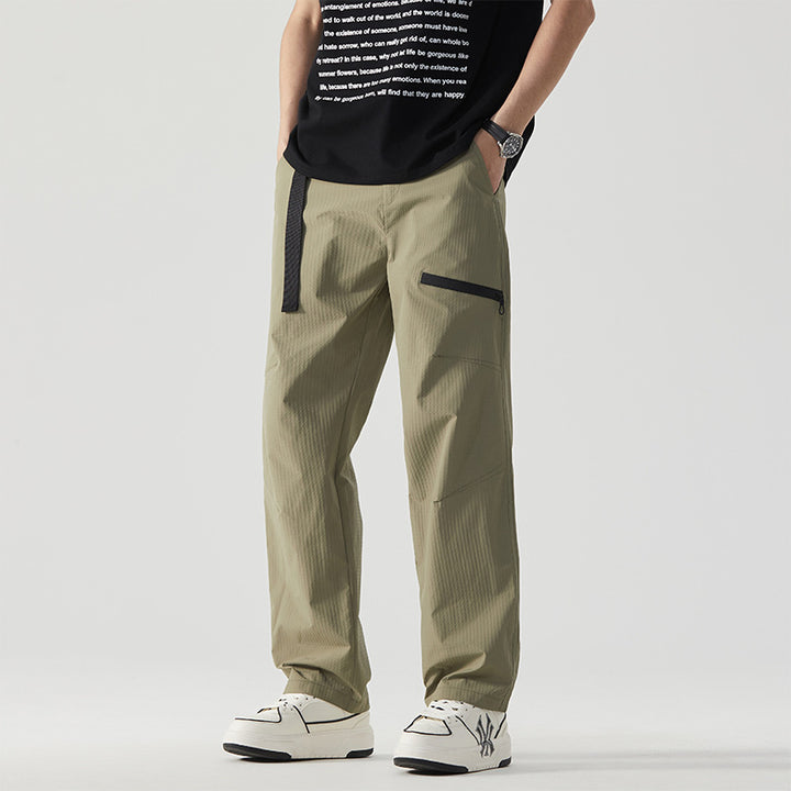Functional leisure pants for men with practical zip pockets Lune London
