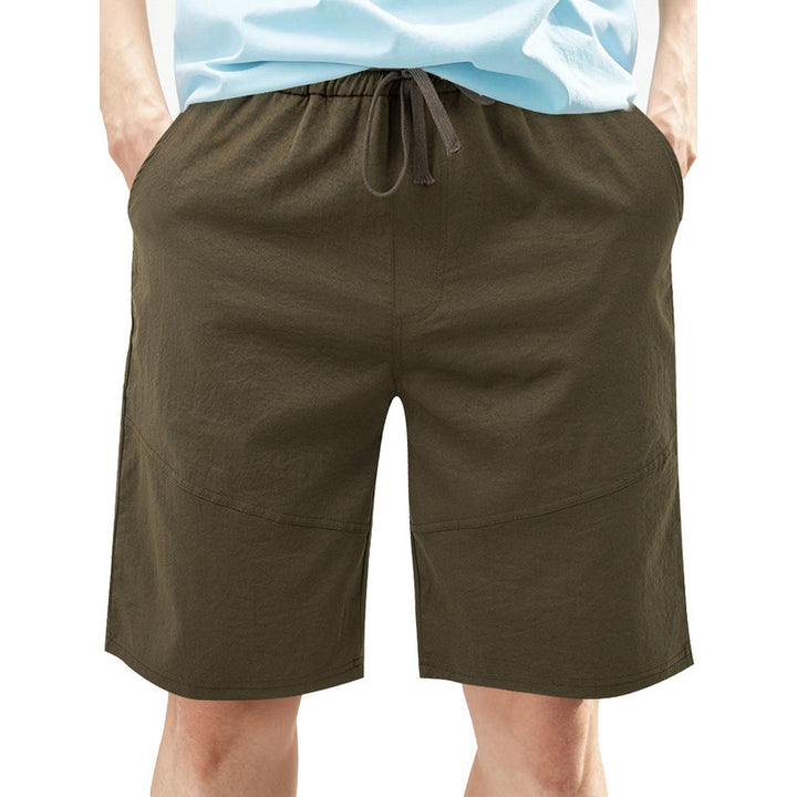 Shorts de loisirs confortables pour hommes avec taille élastique et poches latérales pratiques Lune London