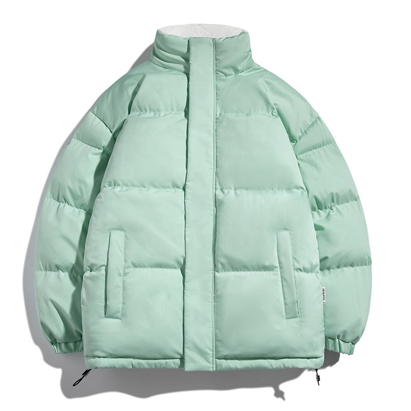 Ladies warming down coat with high collar and side pockets Lune London