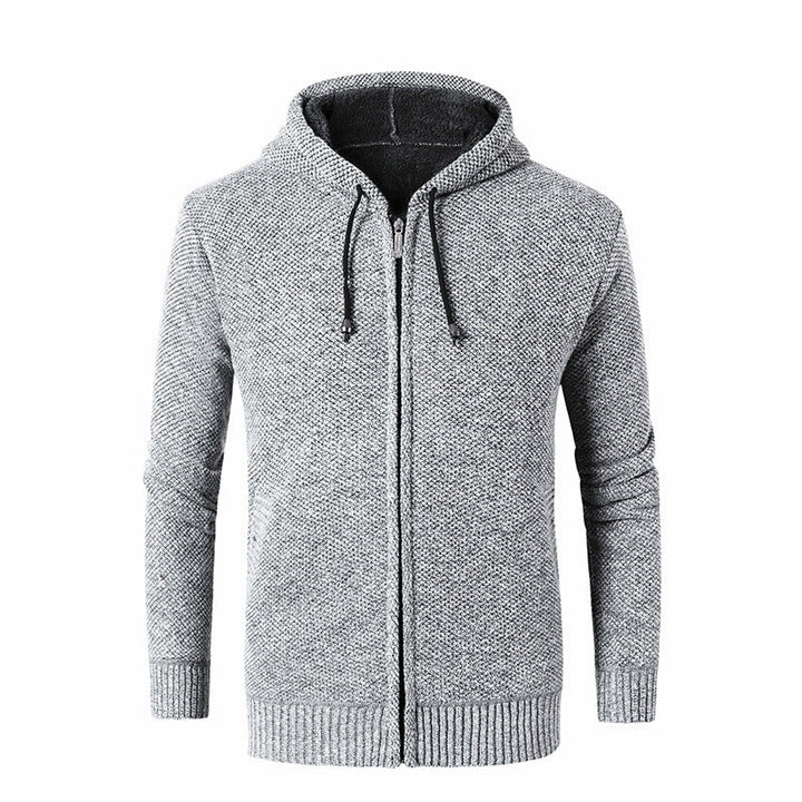 Men's Modern Cardigan with Hood and Soft Inner Lining Lune London