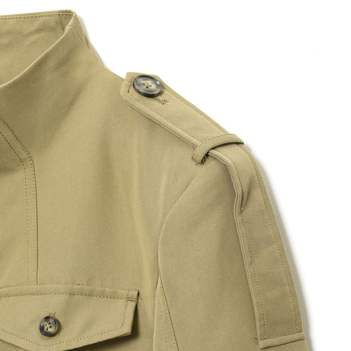 Women's utility jacket with a high collar and practical pockets Lune London