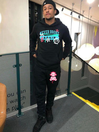 Women's hoodie and jogger set with artistic print Lune London