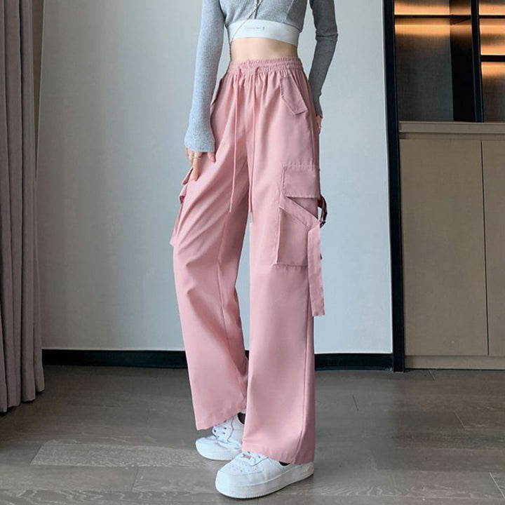 Women's cargo pants with adjustable drawstrings Chic & Stil