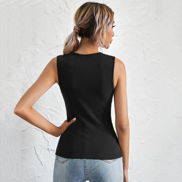 Body pour femmes près du corps avec encolure carrée et motif rayé subtil Chic & Stil