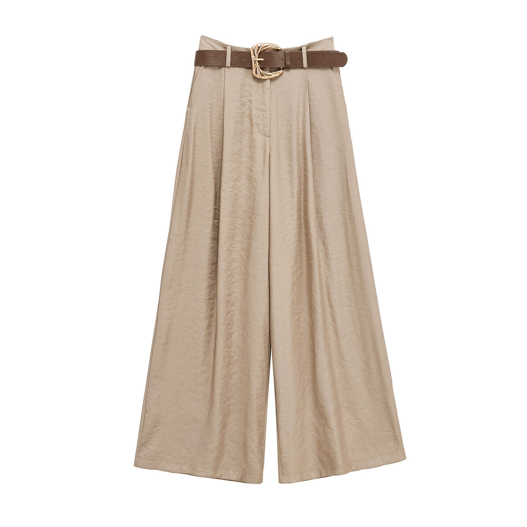 Culottes larges pour femmes avec ceinture à la mode Chic & Stil