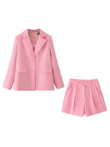 Women's blazer-short set with an elegant cut and practical pockets Lune London