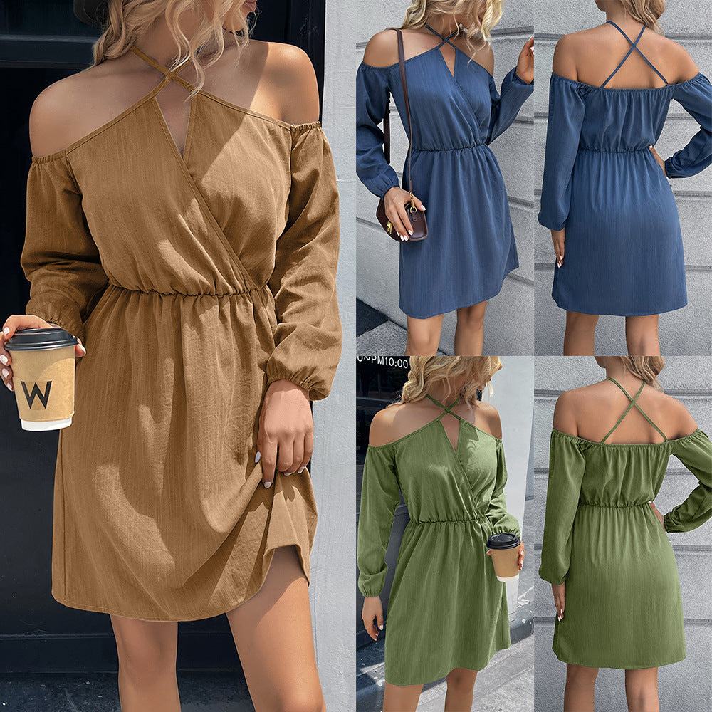 Wrap dress for women with a plunging neckline and elegant waist Lune London