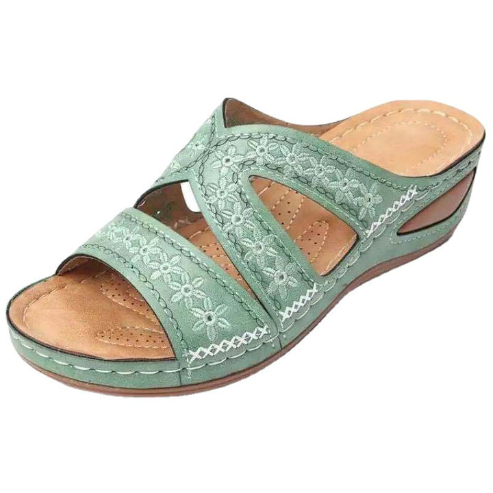 Slip-on sandals enhancing comfort for women Lune London