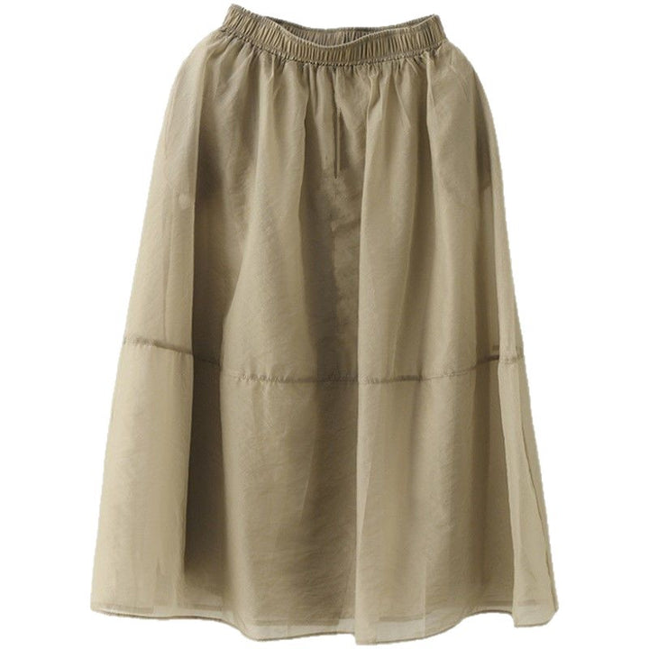 Jupe maxi femme en matériau léger et fluide Chic & Stil