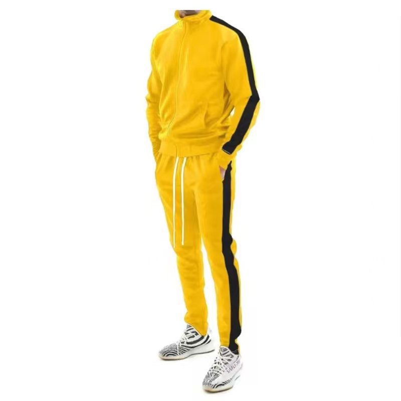 Lune London | Men's sporty tracksuit with full zip and contrast stripes