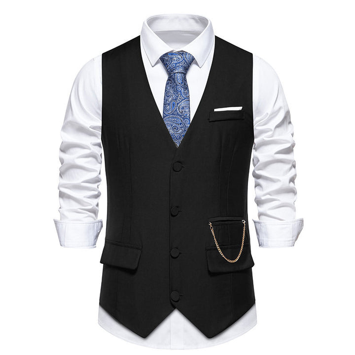 Elegant suit vest for men with practical pockets and trendy design Lune London