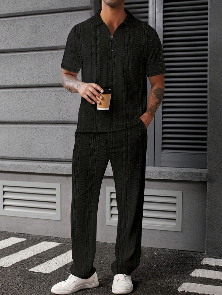 Men's chic knit polo set Lune London