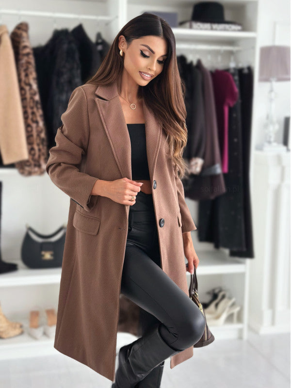 Ladies Elegant Wool Coat Lune London