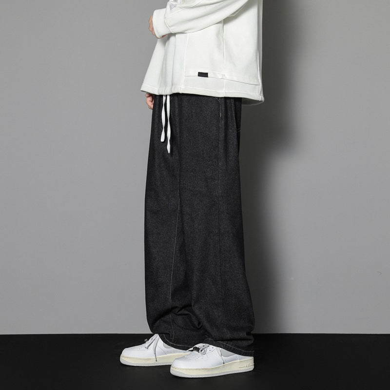 Dames Pantalons en Denim Amples Lune London