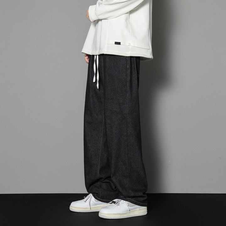 Dames Pantalons en Denim Amples Lune London