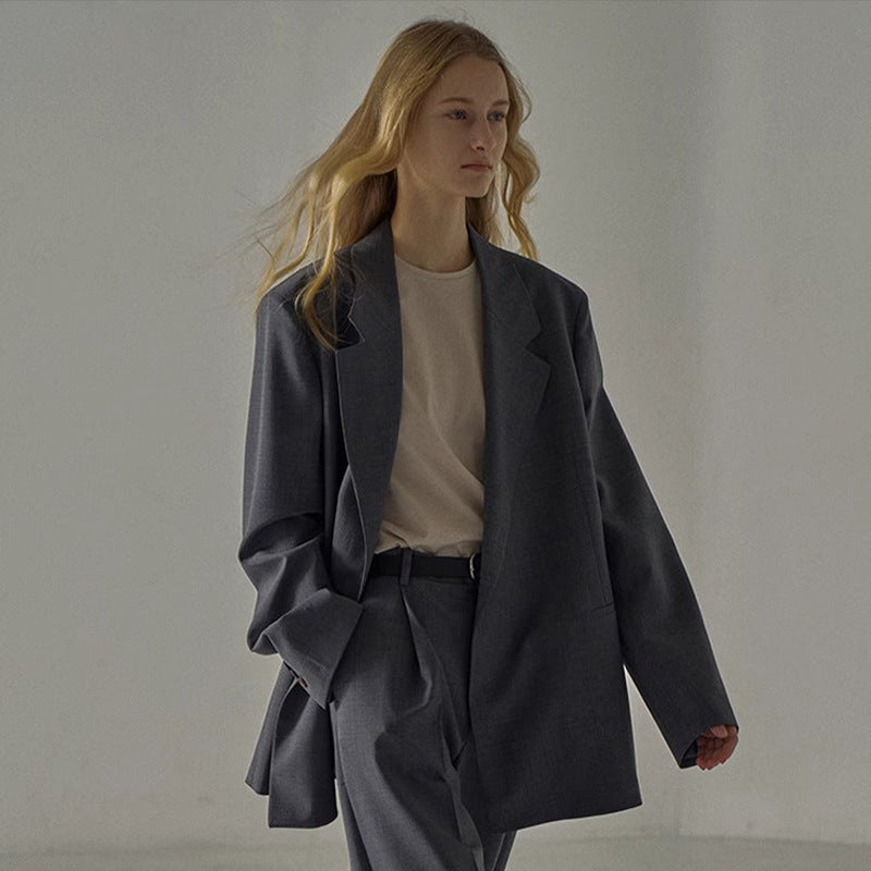 Blazer élégant surdimensionné pour femmes avec coupe noble Chic & Stil