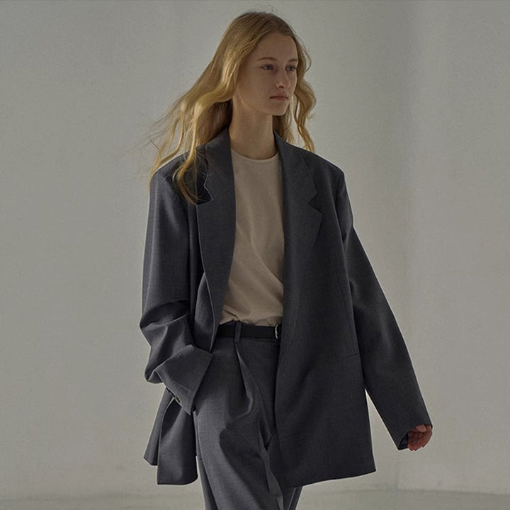 Blazer élégant surdimensionné pour femmes avec coupe noble Chic & Stil