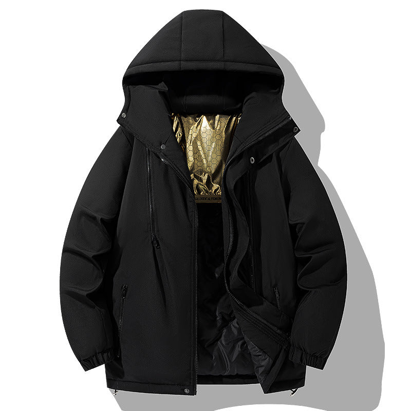 Ladies warm and insulated winter jacket with hood Lune London