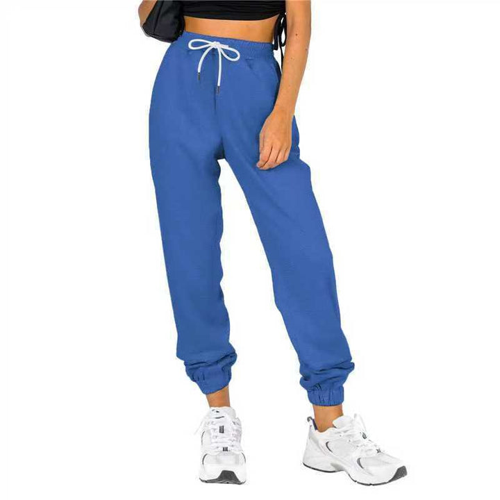 Pantalon de jogging sportif pour femmes avec cordon de serrage pratique et taille élastique Chic & Stil