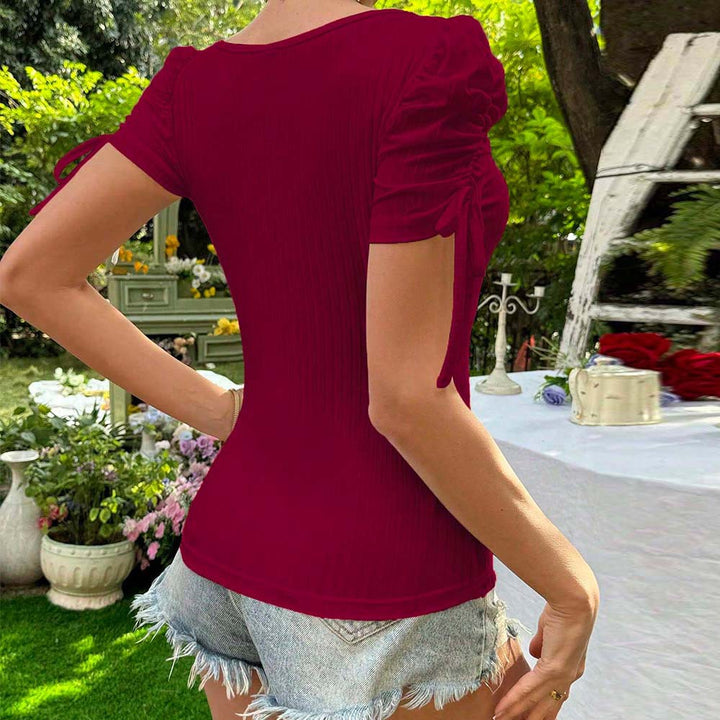Blouse women with ruffle details and elegant back Chic & Stil
