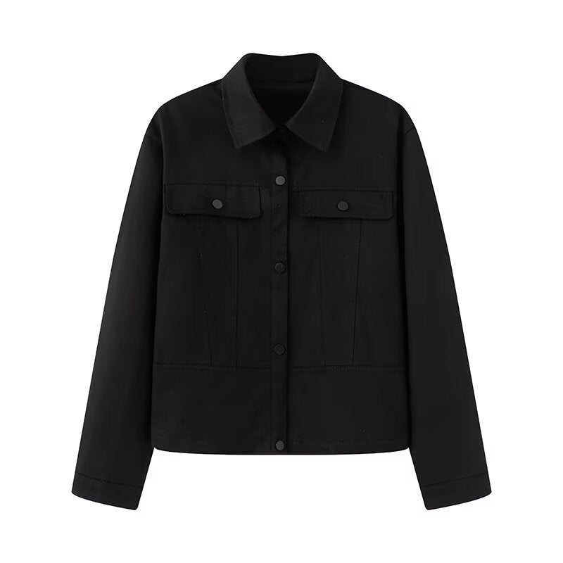 Trendy utility jacket for ladies with large pockets and fashionable cut Lune London