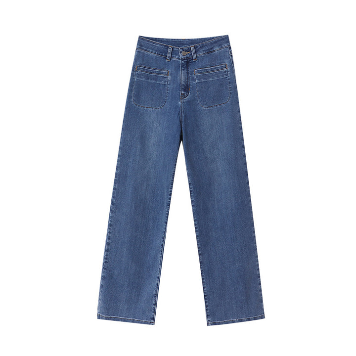 Women's loose-fitting high-waist jeans Chic & Stil