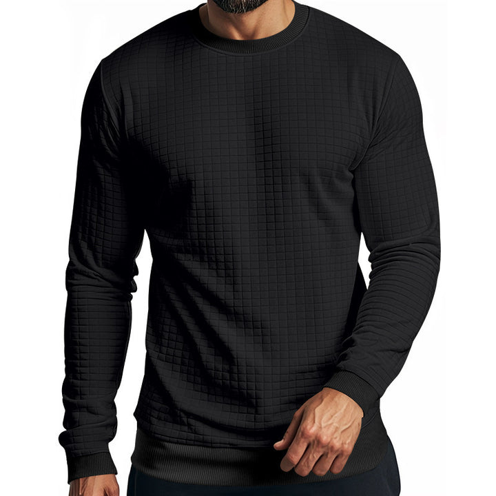 Fashionable knitted sweater for men with textured premium material Lune London