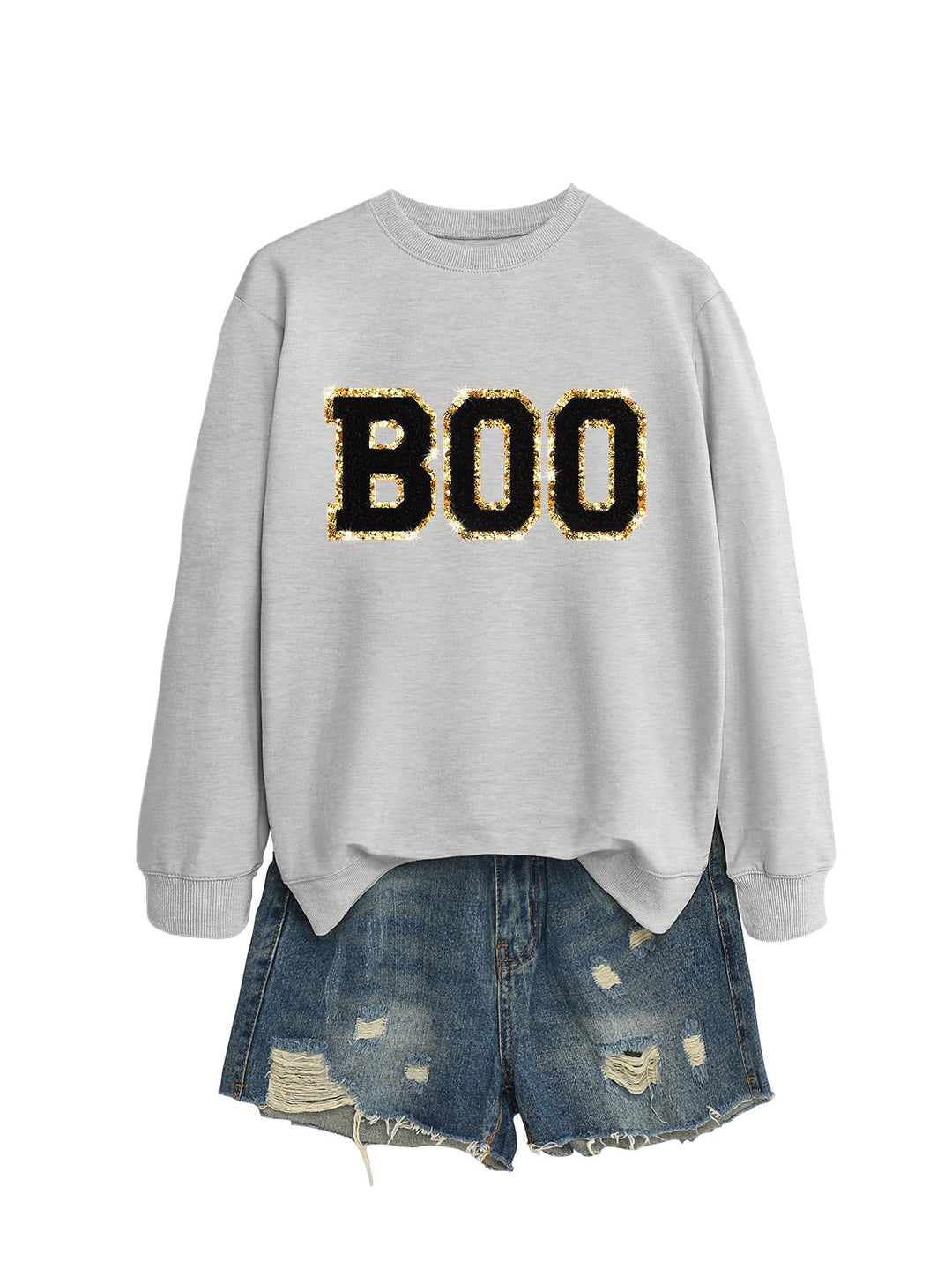 Sweat-shirt femme avec impression scintillante Chic & Stil
