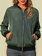 Sporty bomber jacket for women with a modern cut and practical zip pockets Lune London