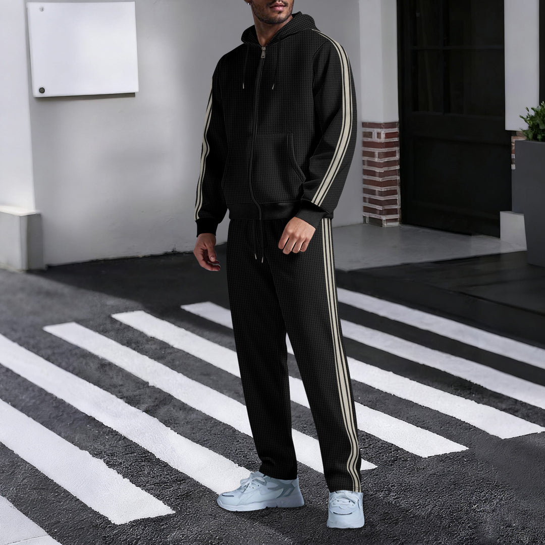 Men's hoodie sports set with side stripes Lune London