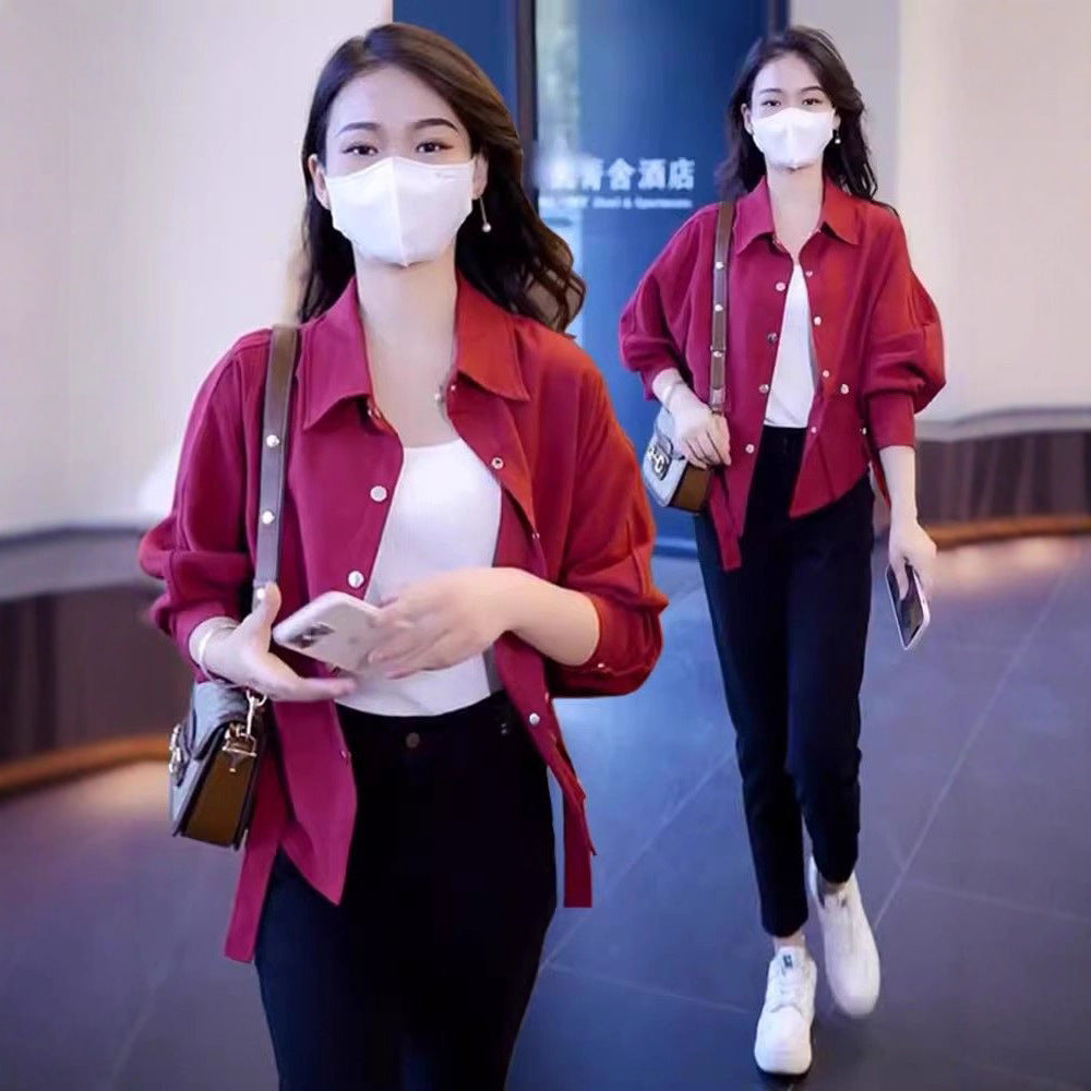 Veste décontractée pour femme en coton velouté Chic & Stil