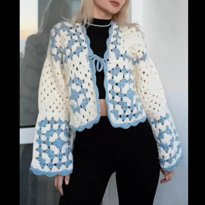 Crochet jacket for women with traditional patterns and a relaxed fit Lune London