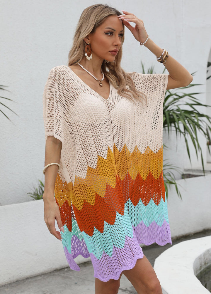 Women Airy Crochet Beach Tunic Lune London