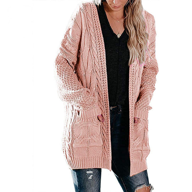 Women's knitted jacket with pockets and relaxed fit Lune London