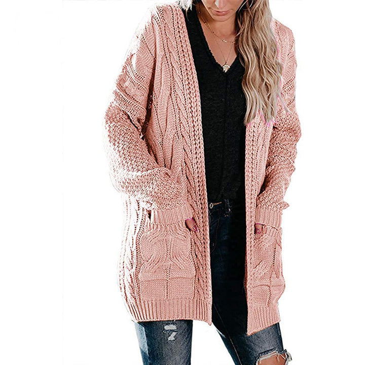 Women's knitted jacket with pockets and relaxed fit Lune London