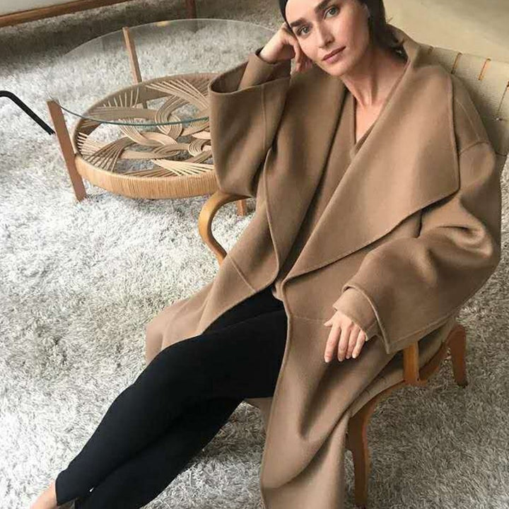 Manteau élégant surdimensionné pour femme avec devant ouvert Chic & Stil