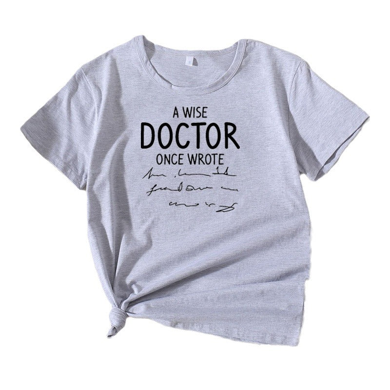 Ladies Short Sleeve T-shirt Citation Lune London