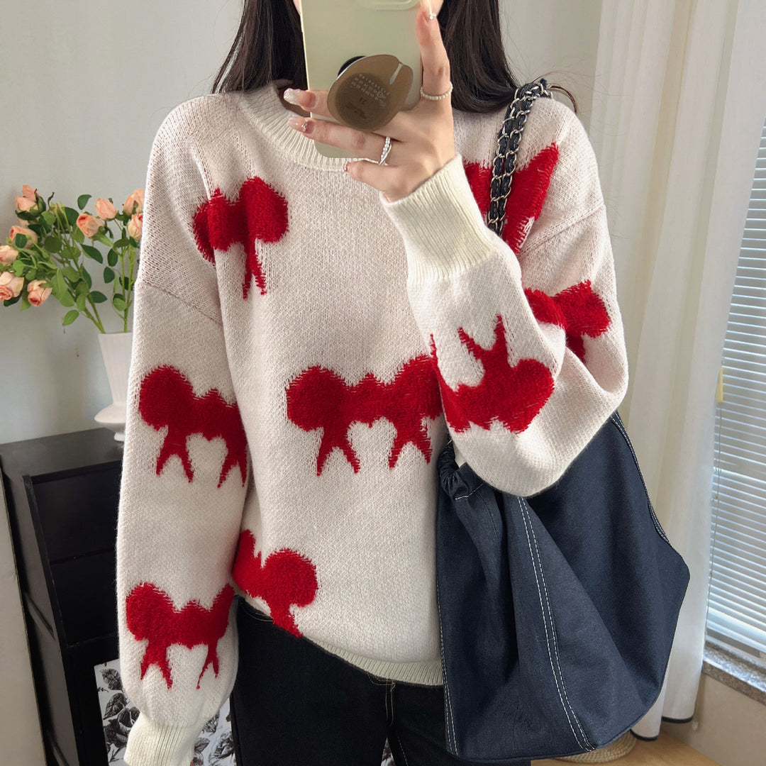 Pull femme à motifs avec motif animal élégant et coupe décontractée Chic & Stil