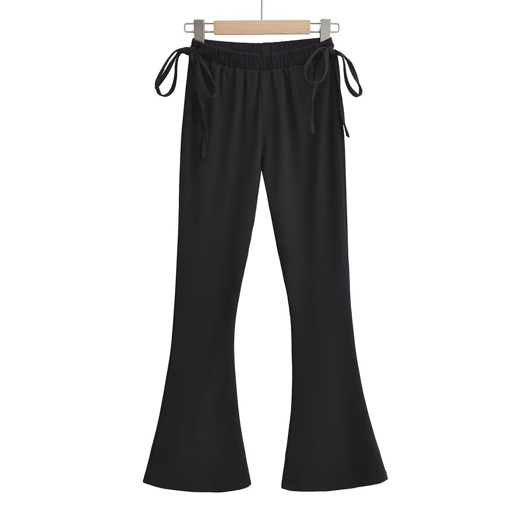 Lune London Women's Palazzo Pants with Stylish Cord