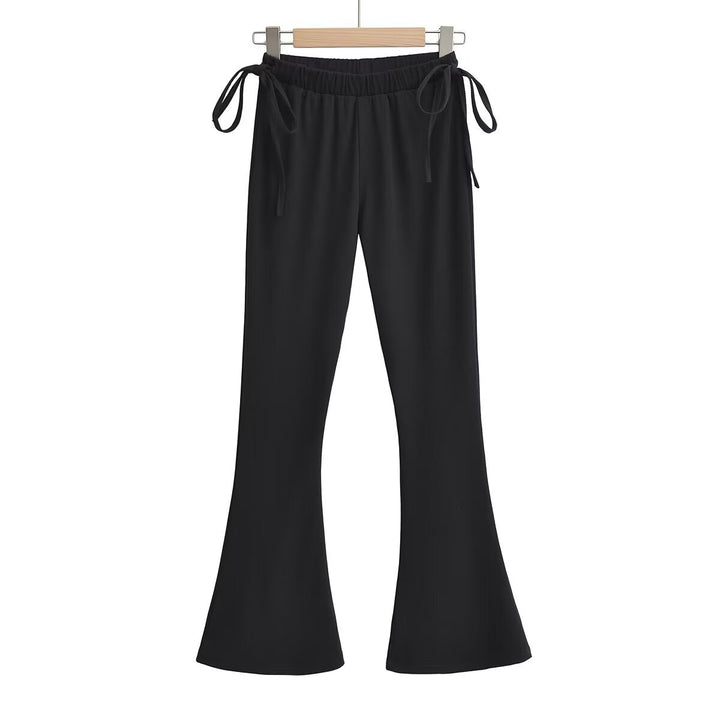 Lune London Women's Palazzo Pants with Stylish Cord