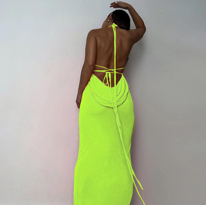 Ladies Elegant Summer Dress Draped Lune London
