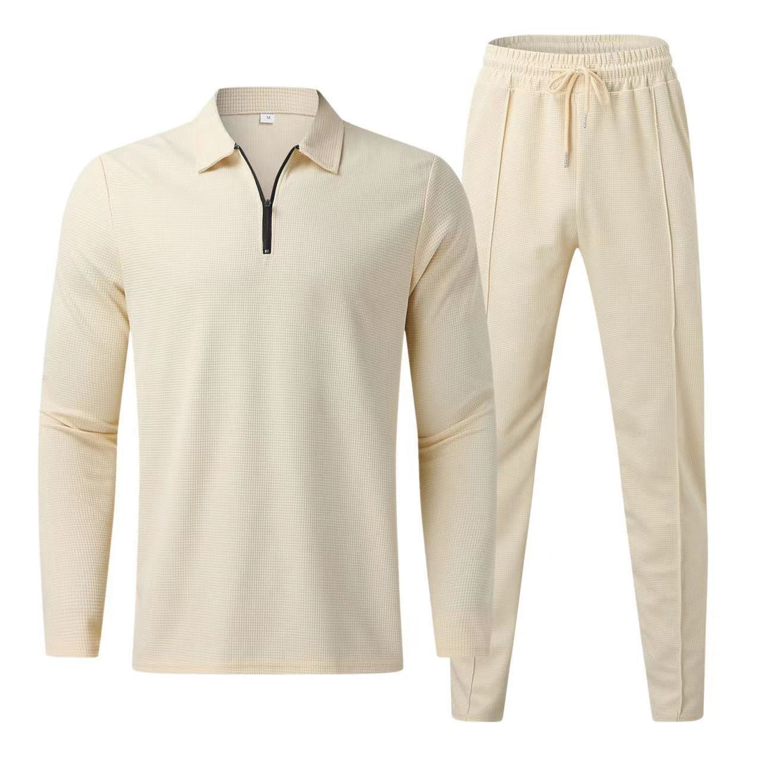 Casual long sleeve sports set for men with zipper and ergonomic cut Lune London