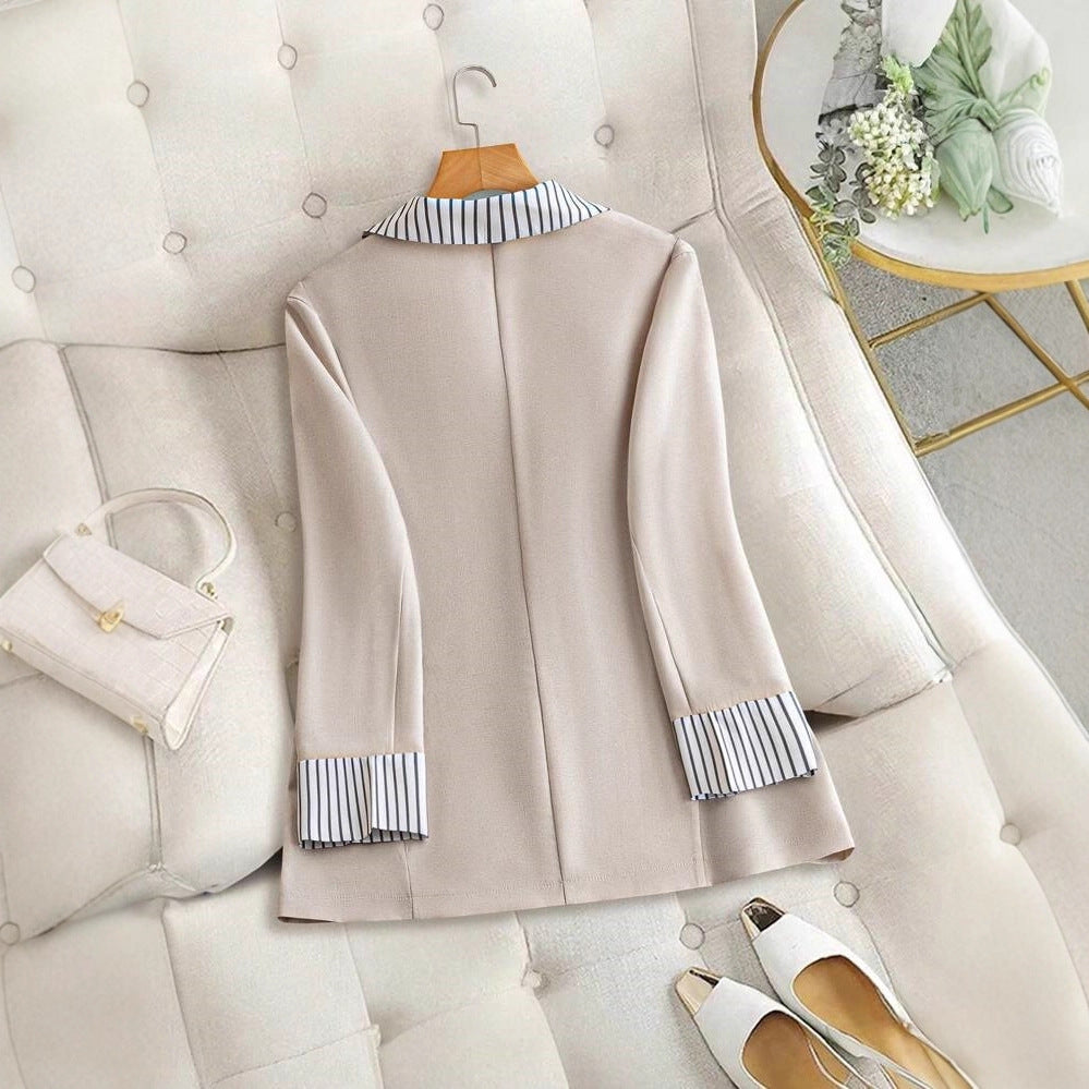 Elegant linen blazer jacket for women with a relaxed fit Lune London