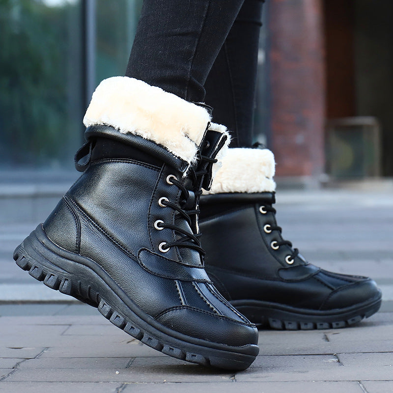 Winter boots for women lined with non-slip sole and insulating lining Lune London