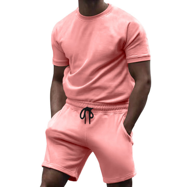 Casual sports set for men with high-quality crew neck and elastic waist Lune London