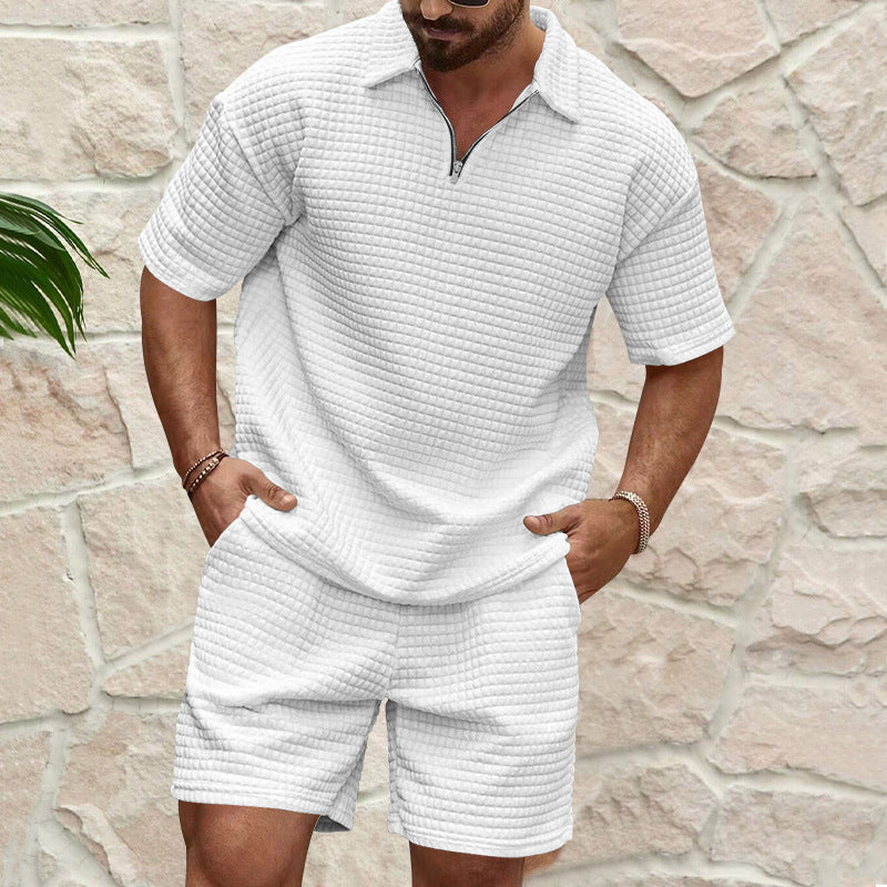 Casual short pajama for men with zipper Lune London