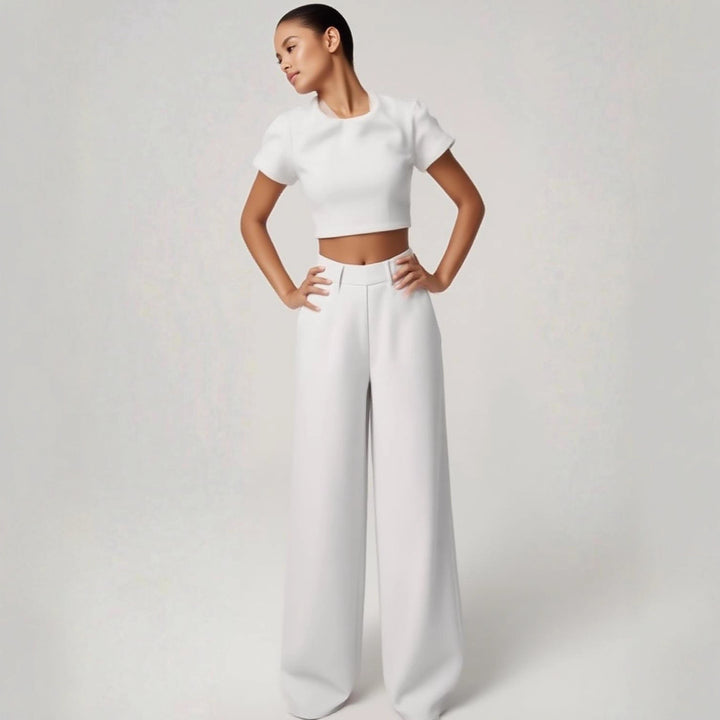 Wide culottes for women with a striking knot detail Lune London
