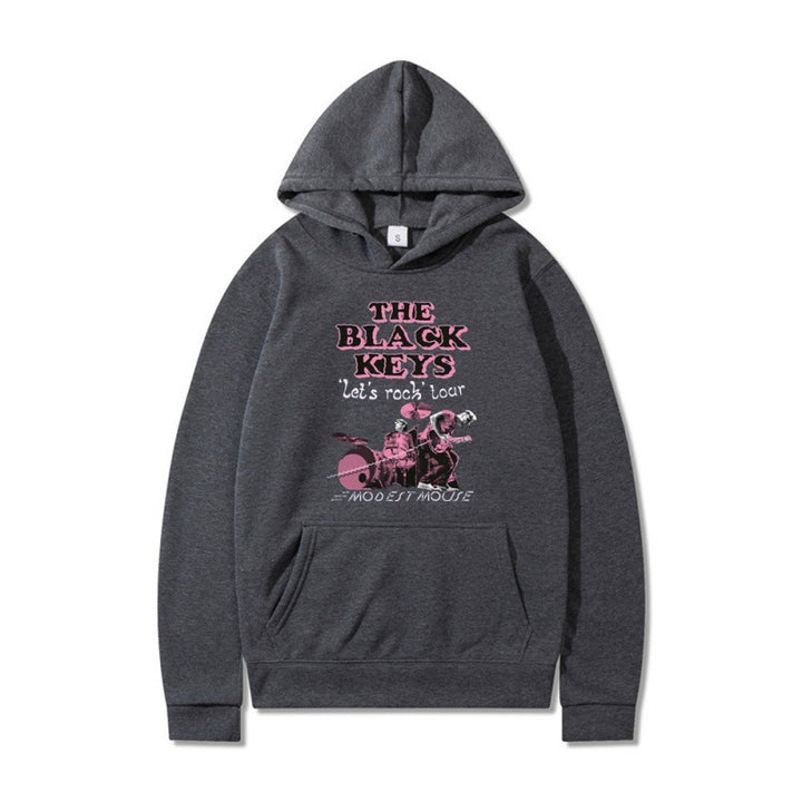 Women's hoodie with creative rock band design and comfortable fit Lune London