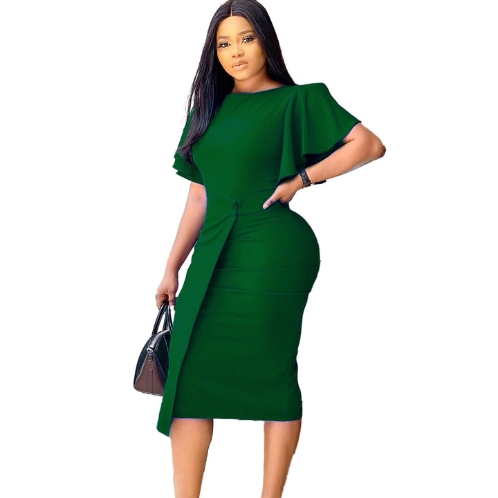 Elegant dresses for ladies with flared sleeves and a fitted silhouette Lune London