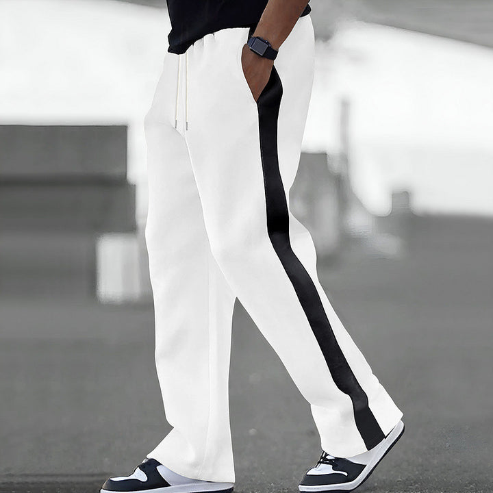 Men's sports pants with contrasting stripes Lune London